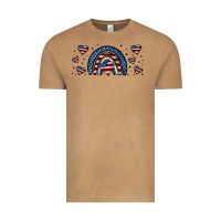 American Flag Rainbow 16oz Libbey Cup Vintage Tee | Teevron