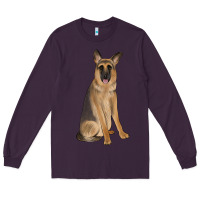 Plum german shepherd Long Sleeve Tee - JahusDesignShop