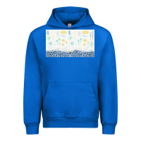 Cobalt doodle flowers sippy cup tbs Urban Hoodie - TumblerDesignByShophia