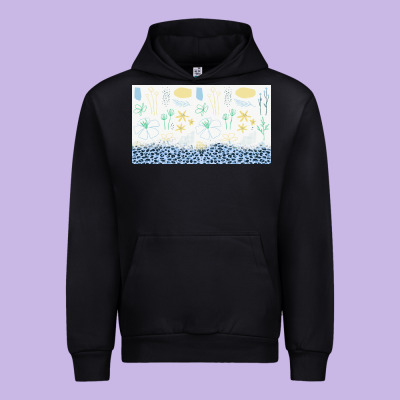Doodle Flowers Sippy Cup Tbs Urban Hoodie Designed By Tumblerdesignbyshophia