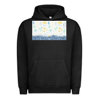 Pigment Black doodle flowers sippy cup tbs Urban Hoodie - TumblerDesignByShophia