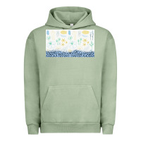 Pigment Oil Green doodle flowers sippy cup tbs Urban Hoodie - TumblerDesignByShophia