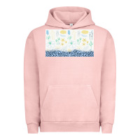 Pigment Salmon doodle flowers sippy cup tbs Urban Hoodie - TumblerDesignByShophia