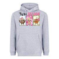 Heather Grey Christmas tis the season Heavyweight Hoodie - MaliasSmallBusiness