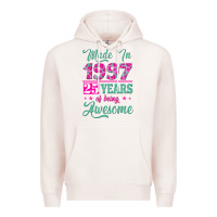 Pale Pink made in 1997, 25 years of being awesome Premium Hoodie - Jasminsmagicworld