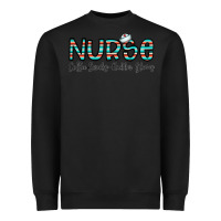 Black coffee scrubs and rubber gloves Heavyweight Sweatshirt - CowhideDigitalArt