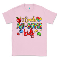 Bubblegum Pink i teach au some kids Classic Tee - LillyAllenDesigns