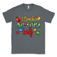 Charcoal Heather i teach au some kids Classic Tee - LillyAllenDesigns