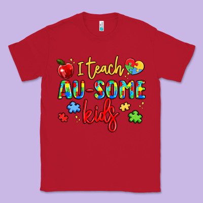 I Teach Au Some Kids Classic Tee Designed By Lillyallendesigns