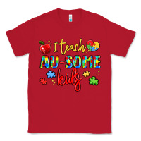 Red i teach au some kids Classic Tee - LillyAllenDesigns