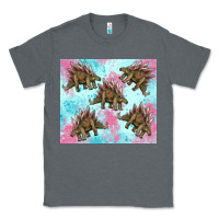 Charcoal Heather dinosaur stegosaurus Classic Tee - Artiststas