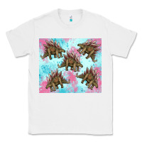 White dinosaur stegosaurus Classic Tee - Artiststas