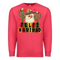Cardinal feliz navidad mexican santa Premium Sweatshirt - MaliasSmallBusiness