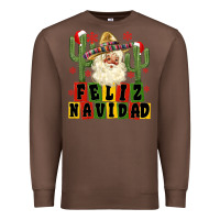 Chestnut feliz navidad mexican santa Premium Sweatshirt - MaliasSmallBusiness