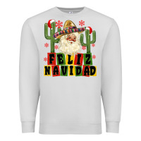 Dove Grey feliz navidad mexican santa Premium Sweatshirt - MaliasSmallBusiness