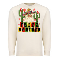 Sandshell feliz navidad mexican santa Premium Sweatshirt - MaliasSmallBusiness