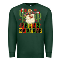 Sports Green feliz navidad mexican santa Premium Sweatshirt - MaliasSmallBusiness