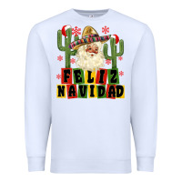 White feliz navidad mexican santa Premium Sweatshirt - MaliasSmallBusiness