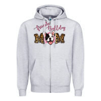 Heather Grey French Bulldog Mom Zipper Hoodie - Jasminsmagicworld