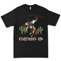 Black when the going gets tough cowboy up Premium Tee - MaliasSmallBusiness