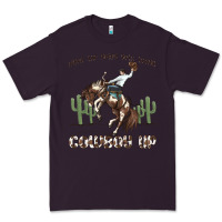 Plum when the going gets tough cowboy up Premium Tee - MaliasSmallBusiness