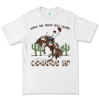White when the going gets tough cowboy up Premium Tee - MaliasSmallBusiness