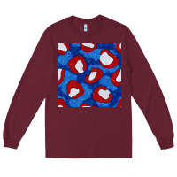 Burgundy glitter 4th of july seamless pattern 8 Long Sleeve Tee - BundleAndBundleShop