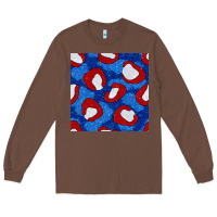 Chestnut glitter 4th of july seamless pattern 8 Long Sleeve Tee - BundleAndBundleShop