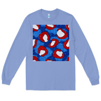 Colony Blue glitter 4th of july seamless pattern 8 Long Sleeve Tee - BundleAndBundleShop