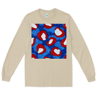 Mushroom glitter 4th of july seamless pattern 8 Long Sleeve Tee - BundleAndBundleShop