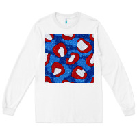 White glitter 4th of july seamless pattern 8 Long Sleeve Tee - BundleAndBundleShop
