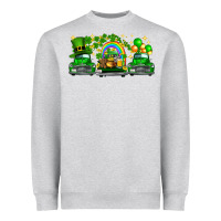 Heather Grey st patricks trucks Heavyweight Sweatshirt - FaDigitalArtStudio