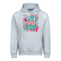 Heather Grey Love hope cure cancer Awareness Urban Hoodie - HowdyJamesFarm