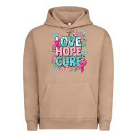 Pigment Burro Love hope cure cancer Awareness Urban Hoodie - HowdyJamesFarm