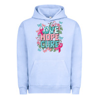 Pigment Grape Ice Love hope cure cancer Awareness Urban Hoodie - HowdyJamesFarm