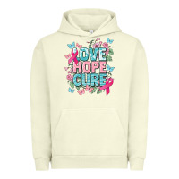 Pigment Pistachio Love hope cure cancer Awareness Urban Hoodie - HowdyJamesFarm