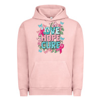 Pigment Salmon Love hope cure cancer Awareness Urban Hoodie - HowdyJamesFarm