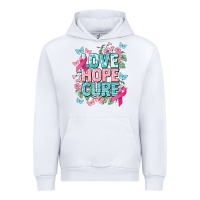 White Love hope cure cancer Awareness Urban Hoodie - HowdyJamesFarm