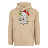 Mushroom merry christmas ghost Heavyweight Hoodie - MaliasSmallBusiness