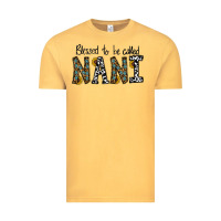 Vintage Mustard blessed to be called nanı Vintage Tee - CowhideDigitalArt