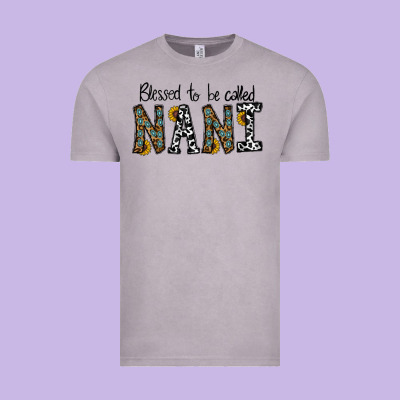Blessed To Be Called Nanı Vintage Tee Designed By Cowhidedigitalart
