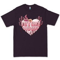 Plum future cowgirl Premium Tee - MaliasSmallBusiness