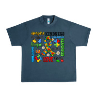 Midnight Navy autism awareness Urban Heavy Tee - JahusDesignShop