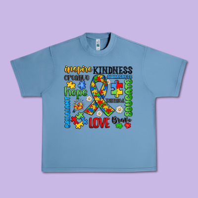 Autism Awareness Urban Heavy Tee Designed By Jahusdesignshop