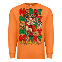 Carrot merry christmas reindeer Premium Sweatshirt - MaliasSmallBusiness