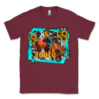 Burgundy western rodeo Classic Tee - JahusDesignShop