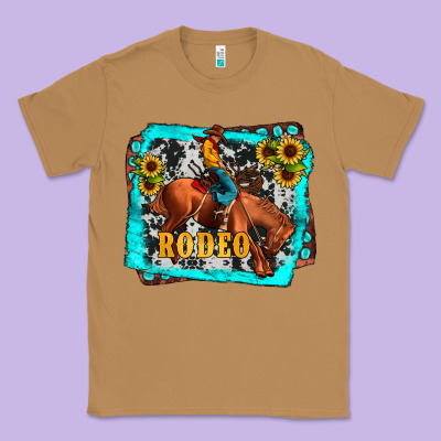 Western Rodeo Classic Tee Designed By Jahusdesignshop
