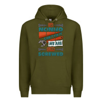 Army Green if nonno can't fix it we are all screwed Premium Hoodie - Jasminsmagicworld