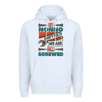 White if nonno can't fix it we are all screwed Premium Hoodie - Jasminsmagicworld