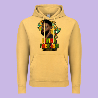 Juneteenth Living Freeish Since 1865 Vintage Hoodie Designed By Hra Design Shop